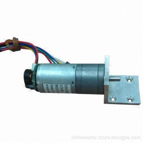 48CPR Gear DC Motor with Encoder and Used in Robot, 6 to 24V DC